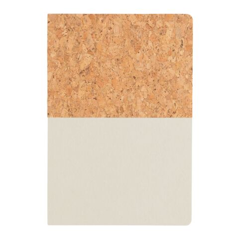 Carnet A5 à couverture en kraft et en liège gris | sans marquage | non disponible | non disponible