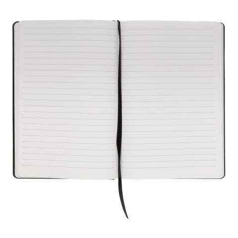 Carnet A5 à couverture rigide en papier de pierre IMPACT noir | sans marquage | non disponible | non disponible