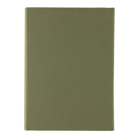 Carnet de notes A5 avec fermeture magnétique Impact Aware™ vert | sans marquage | non disponible | non disponible
