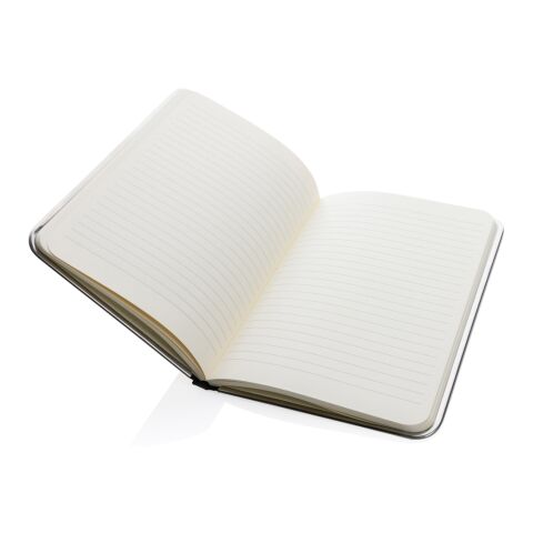 Carnet A5 couverture imprimé bois Treeline gris | sans marquage | non disponible | non disponible