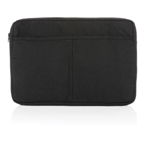 Pochette ordinateur 15,6'' en coton recyclé AWARE™ Laluka noir | sans marquage | non disponible | non disponible | non disponible