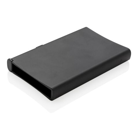 Porte cartes anti-RFID en aluminium noir | sans marquage | non disponible | non disponible