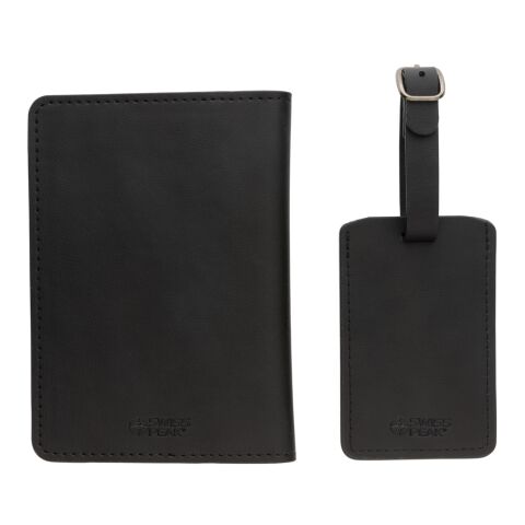 Set de voyage en PU recyclé GRS Swiss Peak noir | sans marquage | non disponible | non disponible