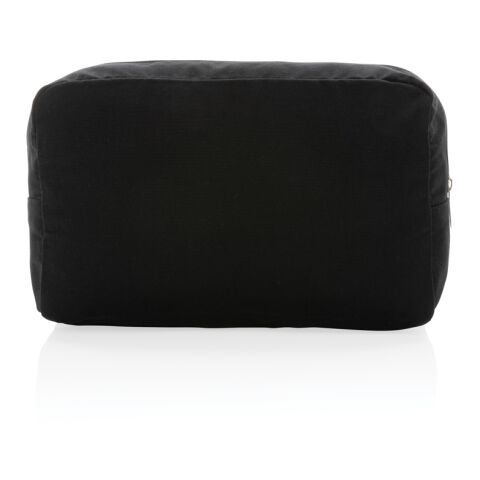 Trousse de toilette en toile recyclée non teintée Aware™ noir | sans marquage | non disponible | non disponible | non disponible