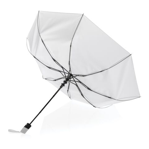 Mini parapluie automatique 21" en rPET 190T Impact AWARE™ blanc | sans marquage | non disponible | non disponible