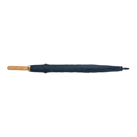 Parapluie 23" en rPET et bambou ouverture auto Impact AWARE™ bleu marine | sans marquage | non disponible | non disponible