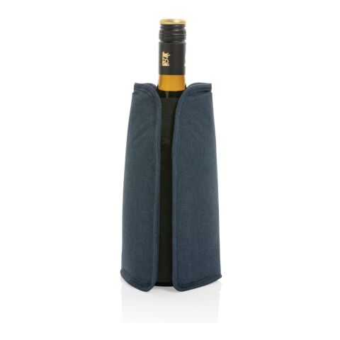 Housse réfrigérante à vin Vino en rPET AWARE™ bleu marine