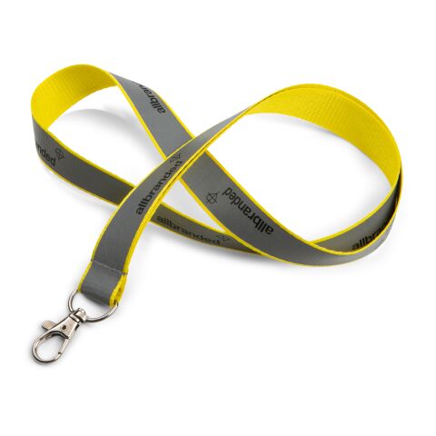 Tour de cou réfléchissant Au choix | sans marquage | 12 mm | Sans accessoire | Dragonne | Sans fermeture | Sans clip de sécurité