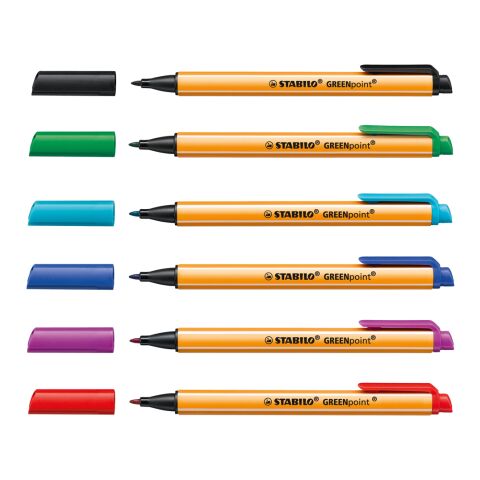 STABILO GREENpoint stylo feutre vert | sans marquage