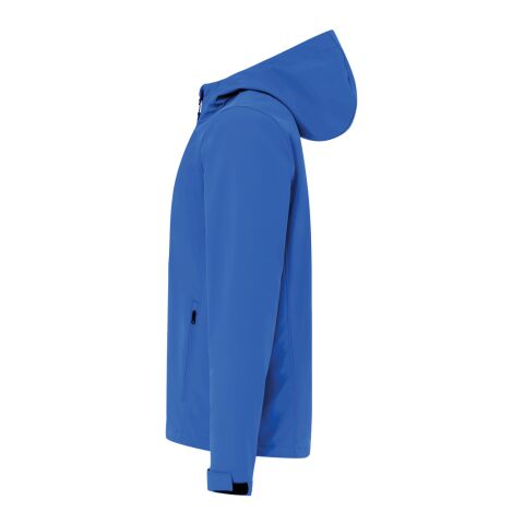 Veste homme soft shell en polyester recyclé Iqoniq Makalu bleu royal | XL