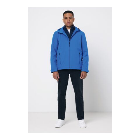 Veste homme soft shell en polyester recyclé Iqoniq Makalu bleu royal | XL | sans marquage | non disponible | non disponible | non disponible