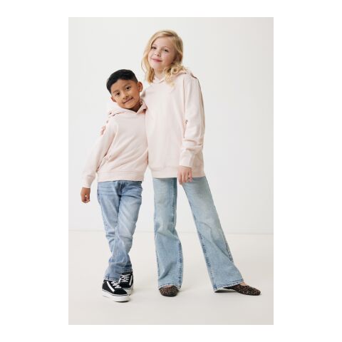 Sweat à capuche avec poches latérales Iqoniq Yengo Kids rose nuage | 5-6 | sans marquage | non disponible | non disponible | non disponible