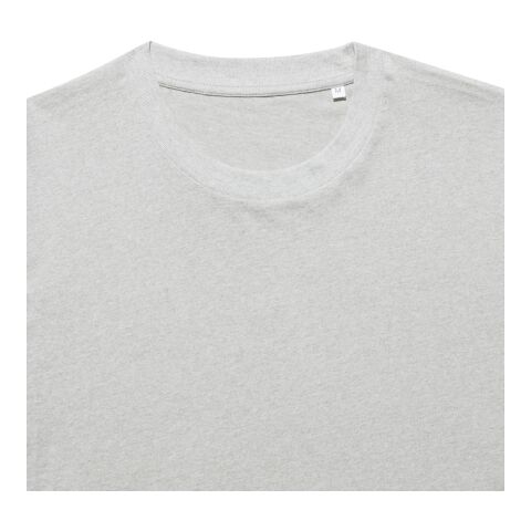 T-shirt coupe décontractée en coton recyclé Iqoniq Kakadu gris chiné | XL | sans marquage | non disponible | non disponible | non disponible