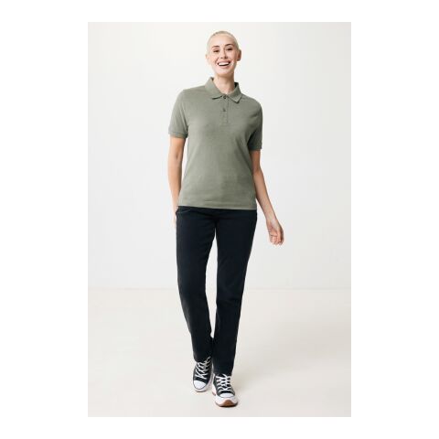 Polo en coton piqué et recyclé Iqoniq Yosemite vert | S | sans marquage | non disponible | non disponible | non disponible