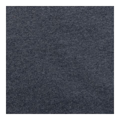 Pull à col rond en coton recyclé non teinté Iqoniq Denali bleu marine chiné | M | sans marquage | non disponible | non disponible | non disponible