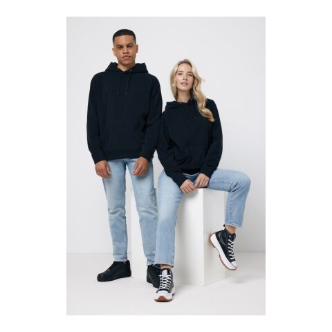 Polaire à capuche en polyester recyclé Iqoniq Trivor noir | 5XL | sans marquage | non disponible | non disponible | non disponible