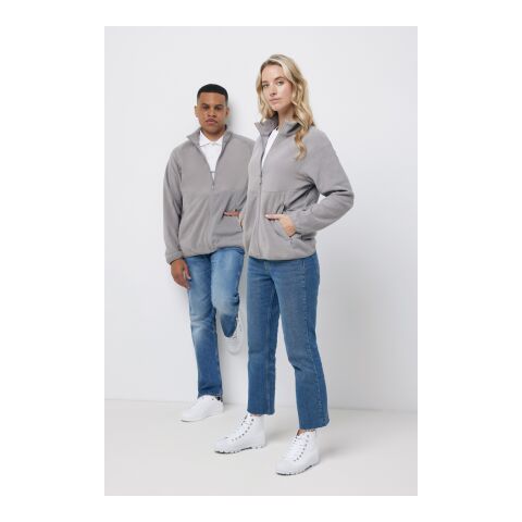 Polaire à zip en polyester recyclé Iqoniq Talung gris | XS | sans marquage | non disponible | non disponible | non disponible