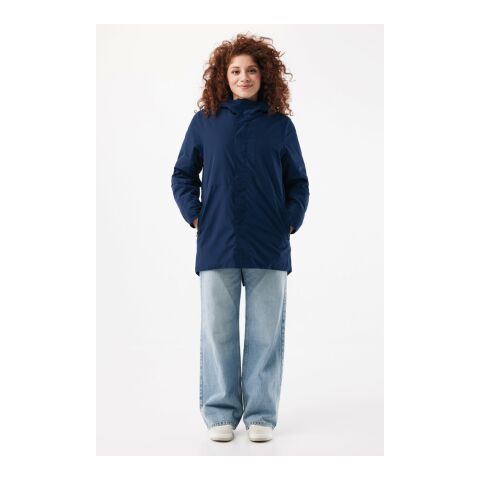 Parka en polyester recyclé IQONIQ Thelon bleu marine | M | sans marquage | non disponible | non disponible | non disponible