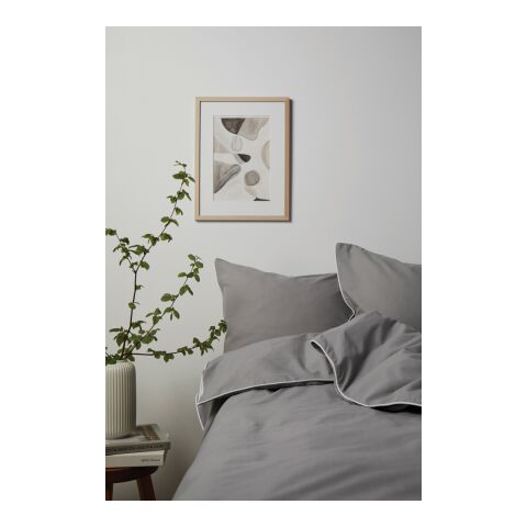 VINGA Marston Set de 4 pièces de lit en coton biologique OCS gris | sans marquage