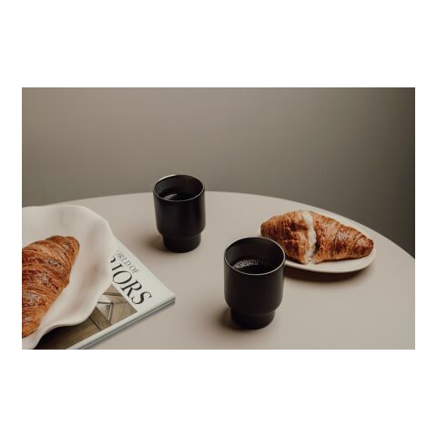 VINGA Set de 2 tasses en acier RCS Nagano noir | sans marquage | non disponible | non disponible