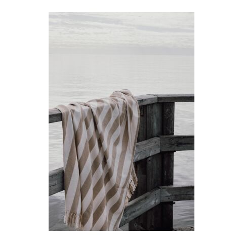 VINGA Serviette hammam XXL Ornos GRS beige-blanc | sans marquage | non disponible | non disponible | non disponible