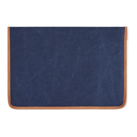 VINGA Bosler Housse ordinateur 14" en toile recyclée GRS bleu marin | sans marquage | non disponible | non disponible