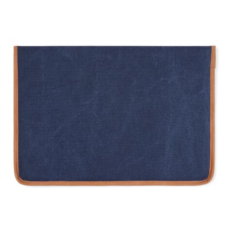 VINGA Bosler Housse ordinateur 16" en toile recyclée GRS bleu marin | sans marquage | non disponible | non disponible