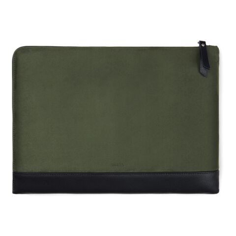 VINGA Pochette ordinateur 16" en polyester RCS Marlow vert-noir