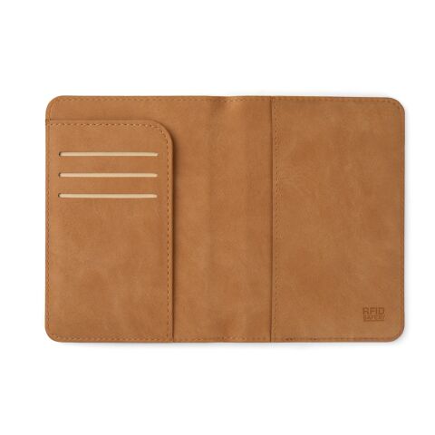 VINGA Housse à passeport anti-RFID Bosler RCS marron | sans marquage | non disponible | non disponible