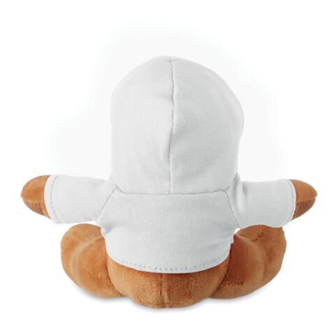 Renne en peluche avec capuche blanc | sans marquage | non disponible | non disponible | non disponible