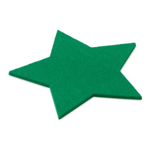 Sous verres en feutre RPET vert | sans marquage | non disponible | non disponible | non disponible