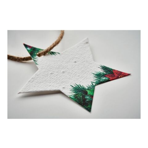 Décoration en papier semences blanc | sans marquage | non disponible | non disponible