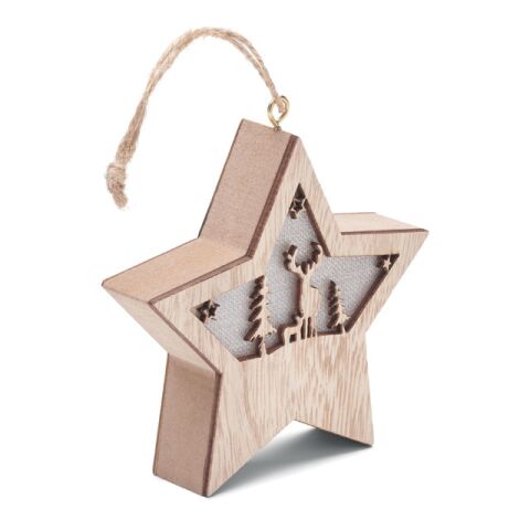Suspension étoile MDF avec led bois | sans marquage | non disponible | non disponible