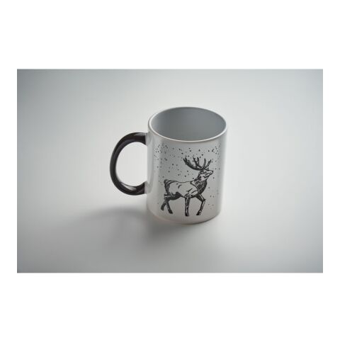 Mug de Noël en céramique 300ml noir | sans marquage | non disponible | non disponible