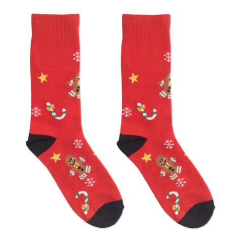 Paire de chaussettes de Noël L rouge | sans marquage | non disponible | non disponible | non disponible