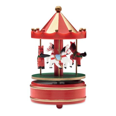 Boîte à musique mini carrousel multicolore