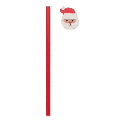 Crayon Noël avec gomme rouge