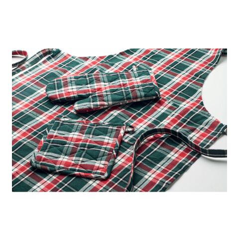 Set de cuisine en coton multicolore