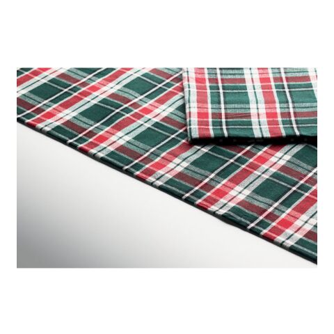 Nappe à carreaux en coton. multicolore