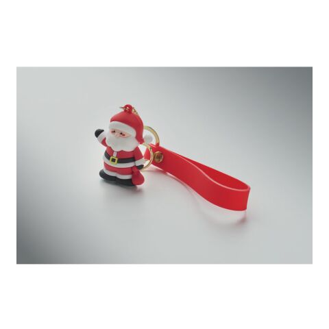 Porte-clés charm Père Noël rouge