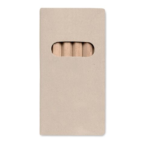 6 Crayons de couleur-étui en carton multicolore | sans marquage | non disponible | non disponible | non disponible