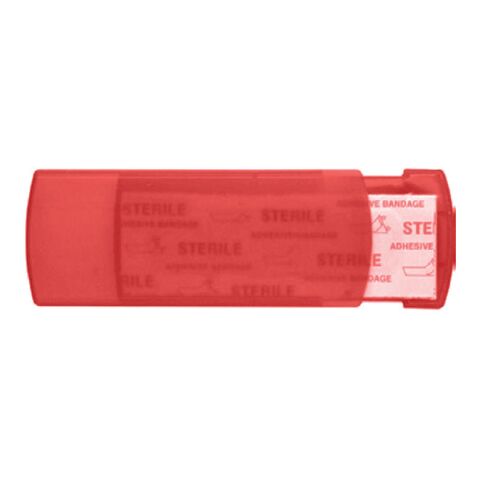 Boîte de 5 pansements rouge transparent | sans marquage | non disponible | non disponible | non disponible