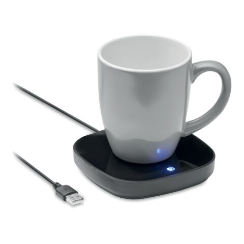 Chauffe-tasse en ABS noir | sans marquage | non disponible | non disponible