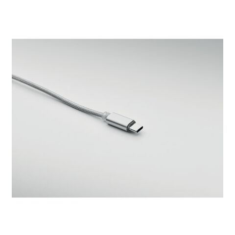 Câble de charge 2 en 1 long argent | sans marquage | non disponible | non disponible | non disponible