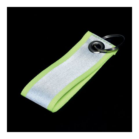 Porte-clés réfléchissant jaune fluo | sans marquage | non disponible | non disponible | non disponible