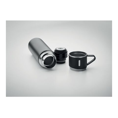 Bouteille double paroi 420 ml noir | sans marquage | non disponible | non disponible | non disponible