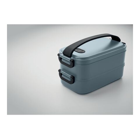 Boîte à lunch en PP recyclé petrole | sans marquage | non disponible | non disponible | non disponible