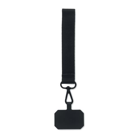 Sangle en polyester téléphone noir | sans marquage | non disponible | non disponible | non disponible