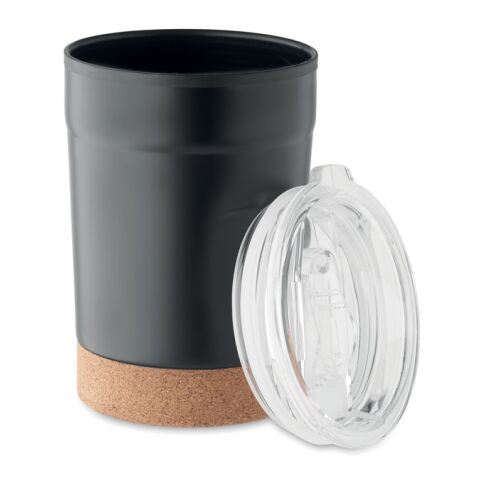 Gobelet double paroi 300ml noir | sans marquage | non disponible | non disponible | non disponible