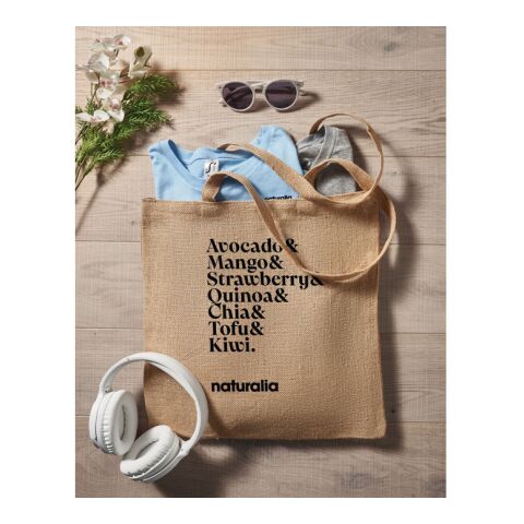 Sac shopping en jute beige | sans marquage | non disponible | non disponible | non disponible